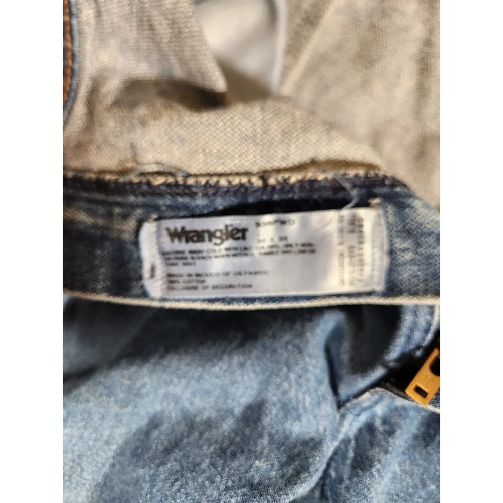 Wrangler Jeans Men's 37X35 ‎ (Tag 38X36) Cowboy Cut Western Slim Straight 936PWD